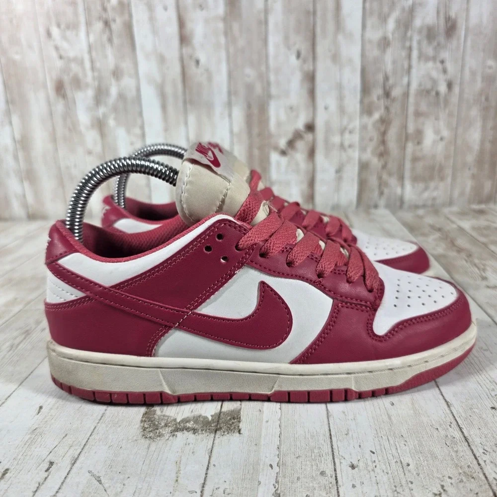 Nike Dunk Low Archery Cherry White Red‎ Sneakers DD1503-601 Womens 5.5